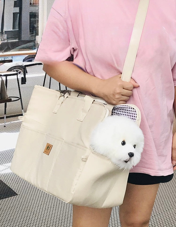 Canvas Pet Travel Tote