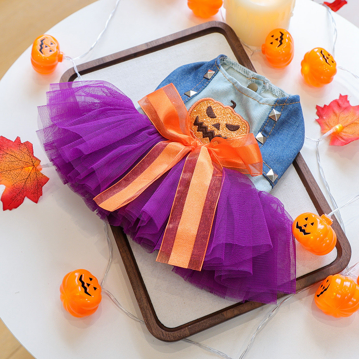 Spooky-Cute Pumpkin
Dress - For Pets Who Slay Halloween (and Hearts)