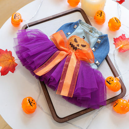 Spooky-Cute Pumpkin
Dress - For Pets Who Slay Halloween (and Hearts)