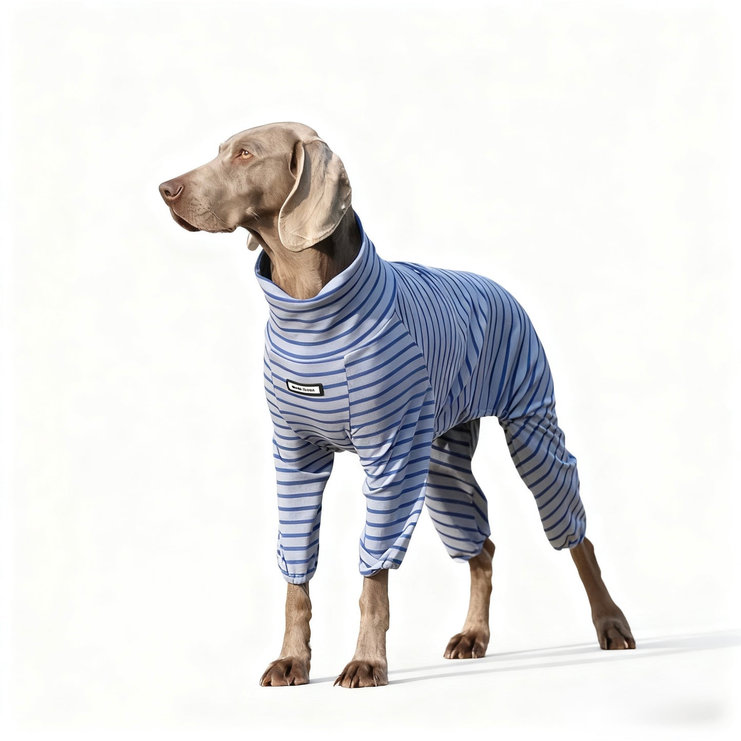 Striped Jumpsuit Warm & Anti Shed