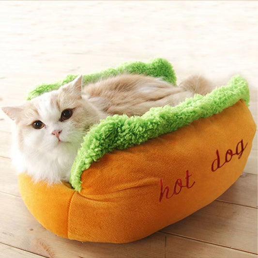 Hot Dog Pet Bed