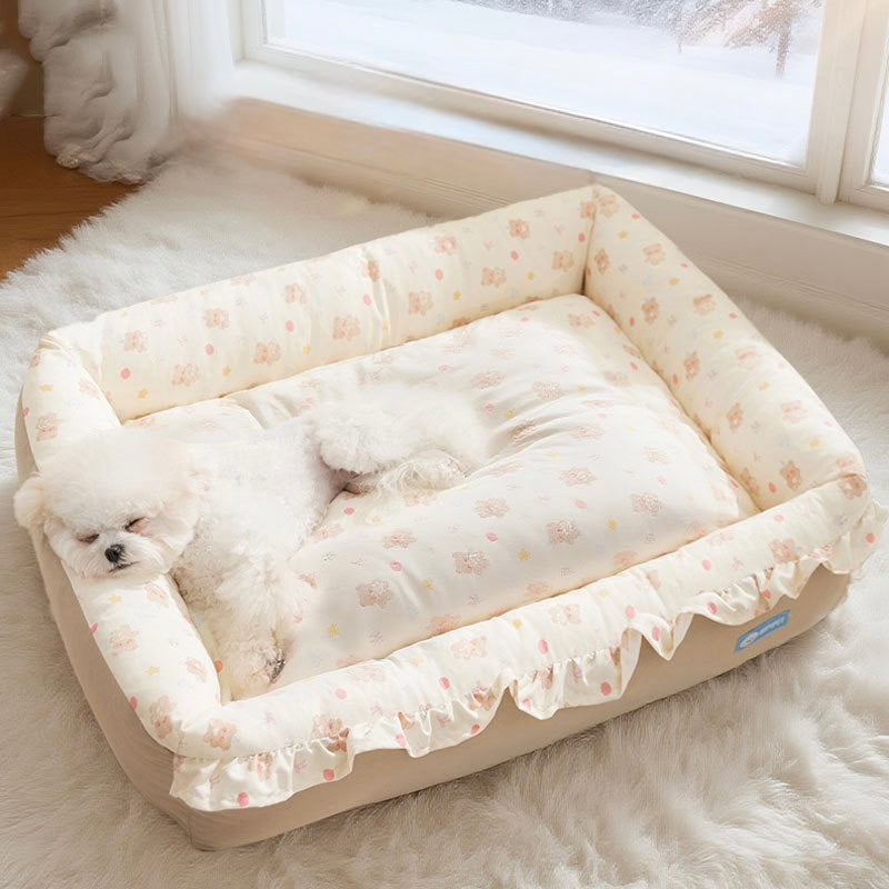 Sweet All-Season Pet Dog Bed - Open-Style Square
Nest with Spacious Design