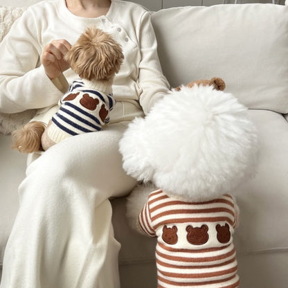 Warm Knitted Pet
Sweater - For Small & Medium Dogs