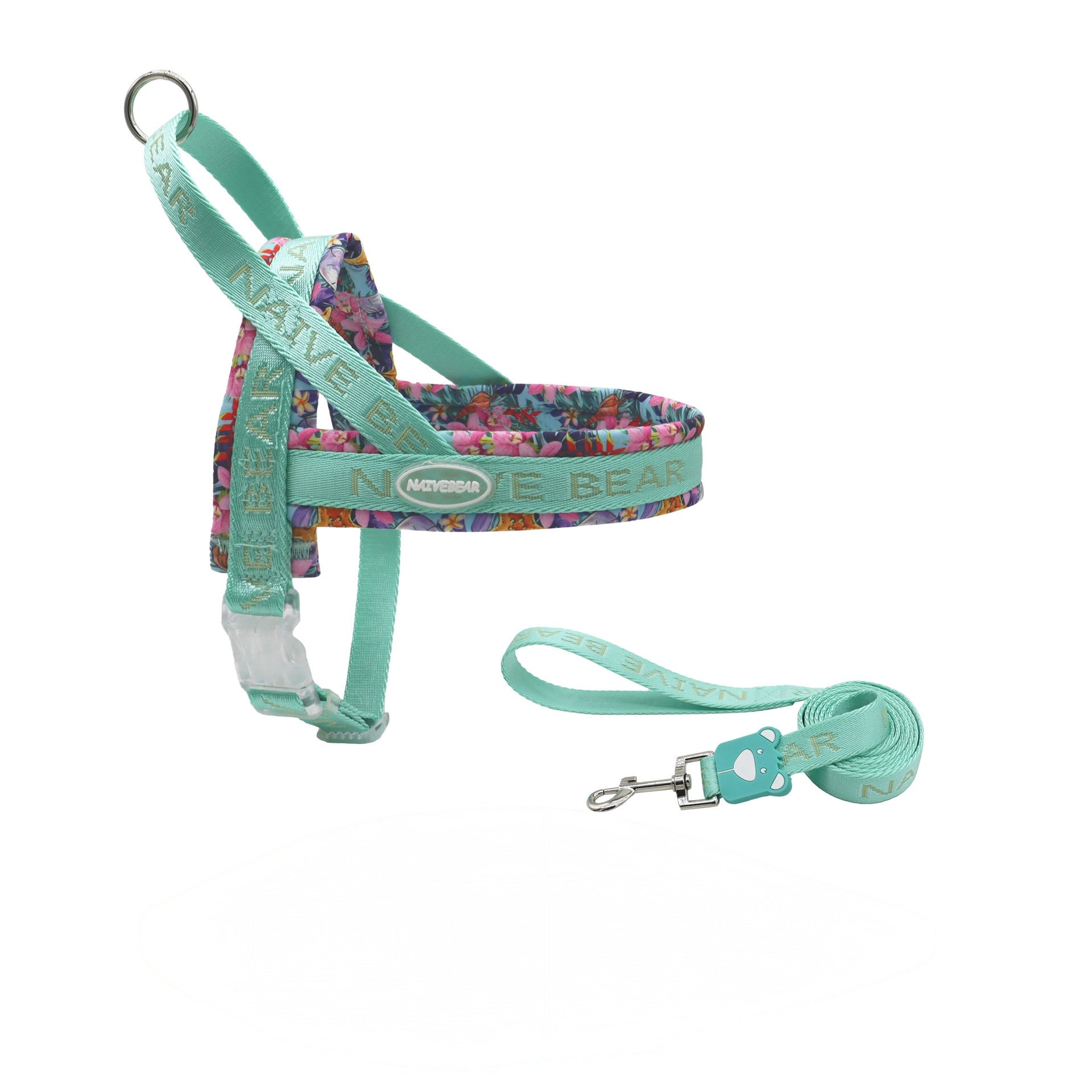 Pet Dog Floral Design Harness