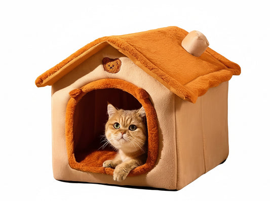 Enclosed Pet House Bed
