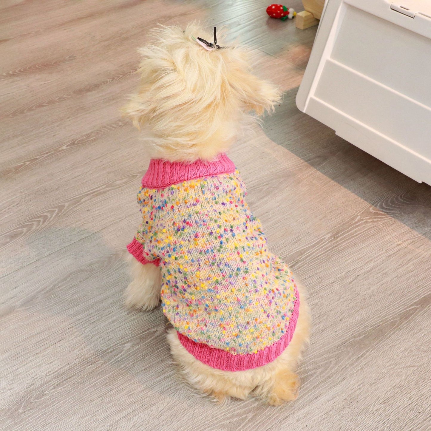 Cozy Knit Cardigan for Small/Medium Dogs