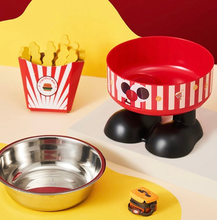 Raised Cat & Dog Bowl - Non-Spill, Neck-Friendly Stainless Steel Pet Dish