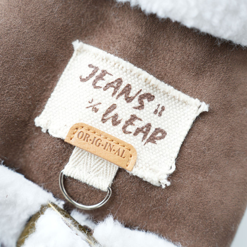 Soft Suede-Style Lamb Fleece Winter Outfit for Pets - Two-Legged Design