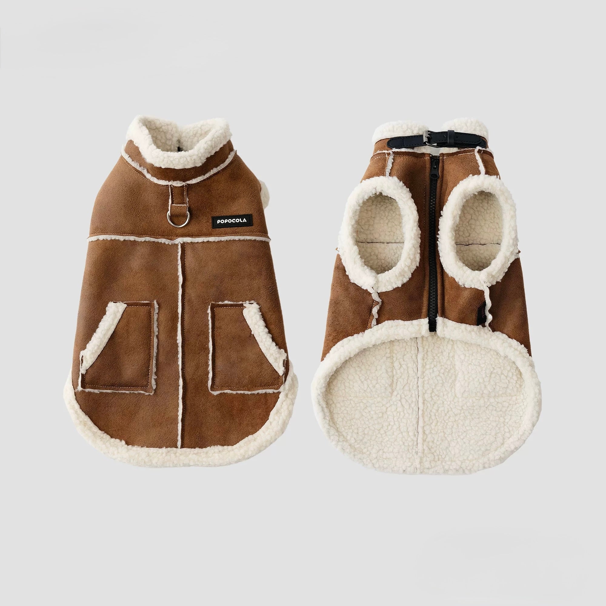 Cozy Winter Dog
Clothes - Vest & Cotton Jacket for Small and Medium Pets