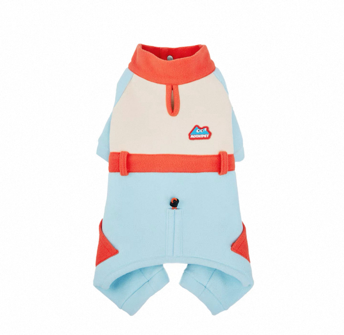 Color Block Fleece Jumpsuit