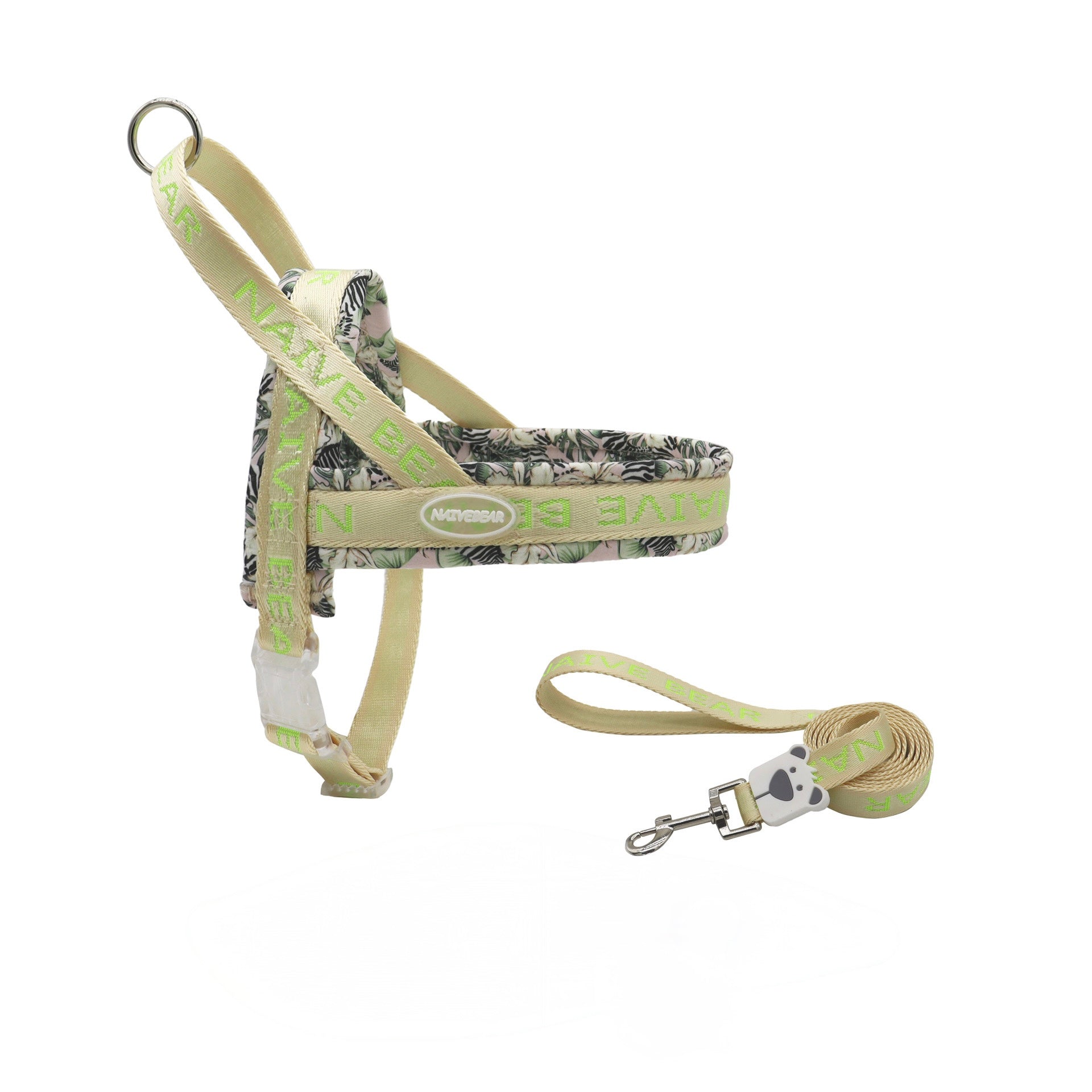 Pet Dog Floral Design Harness