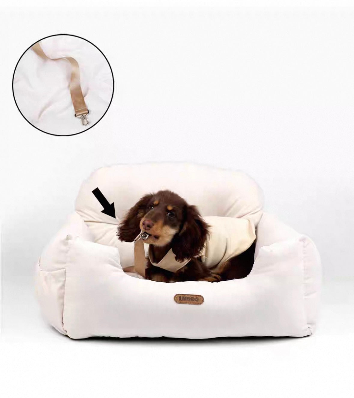 ChicPaws Dual-Use Pet Lounge & Car Seat 🐾