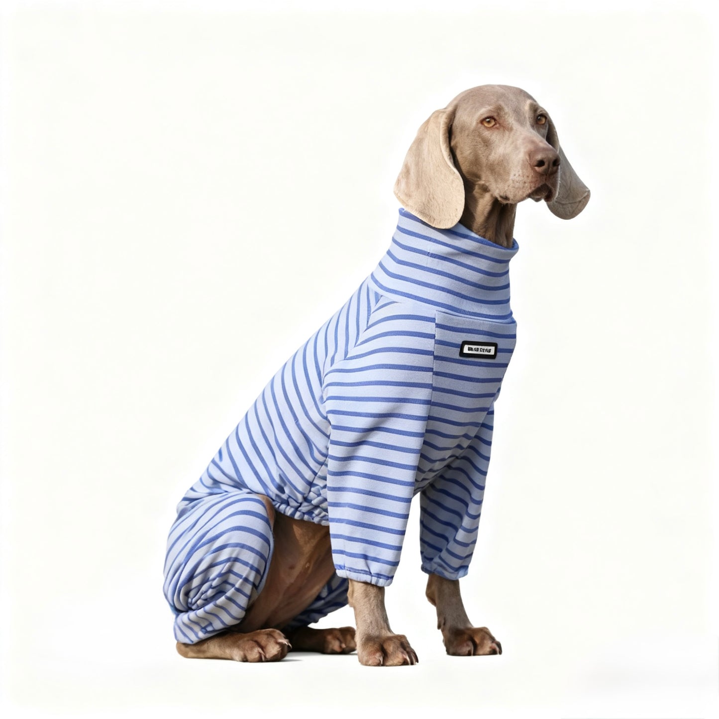 Striped Jumpsuit Warm & Anti Shed