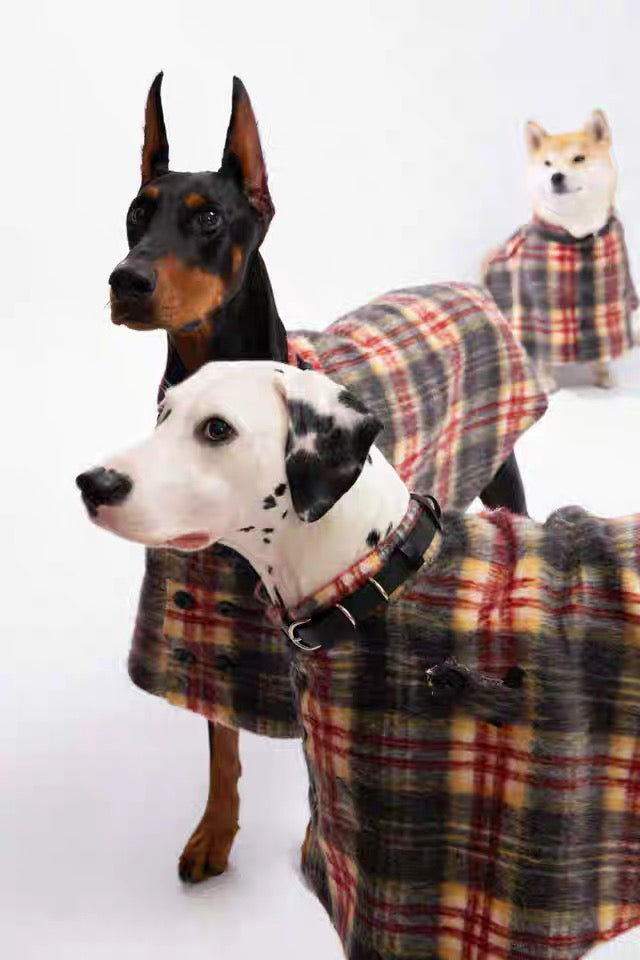 TAORAE Plaid Pet Cloak