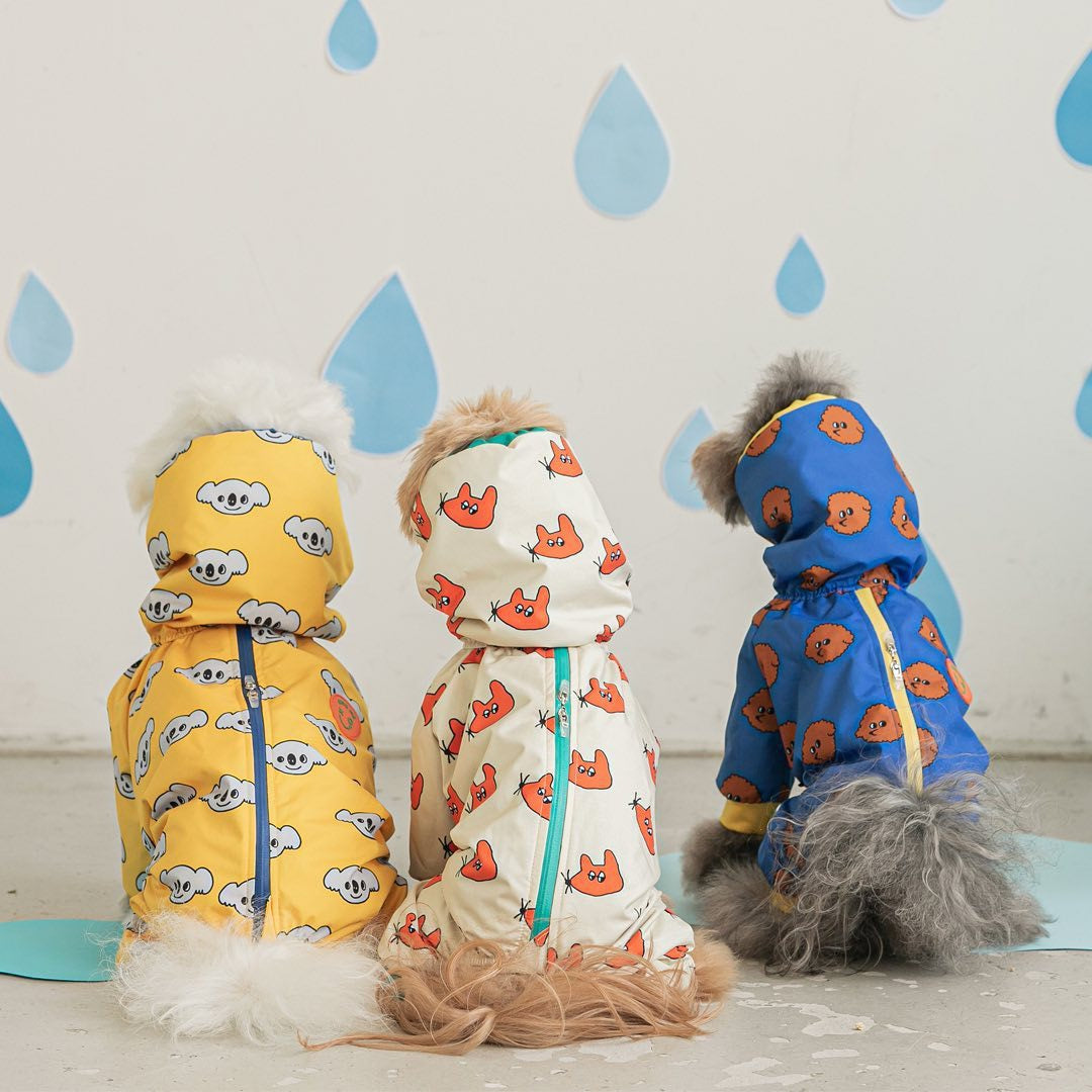 All-Weather Waterproof
Dog Raincoat with Hood
- Full Coverage for All Sizes