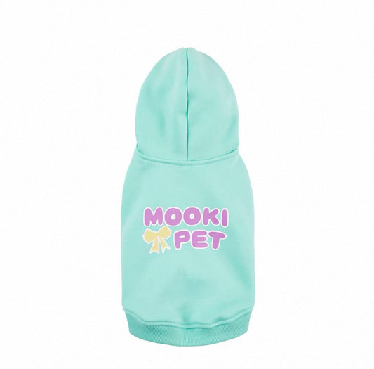 Mint Fleece Tie Hoodie Vest