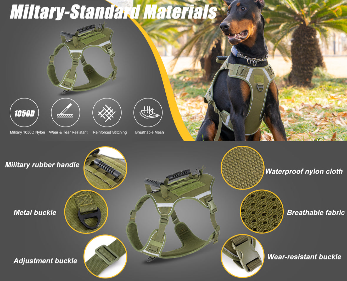 TactiPup Breathable Tactical Harness