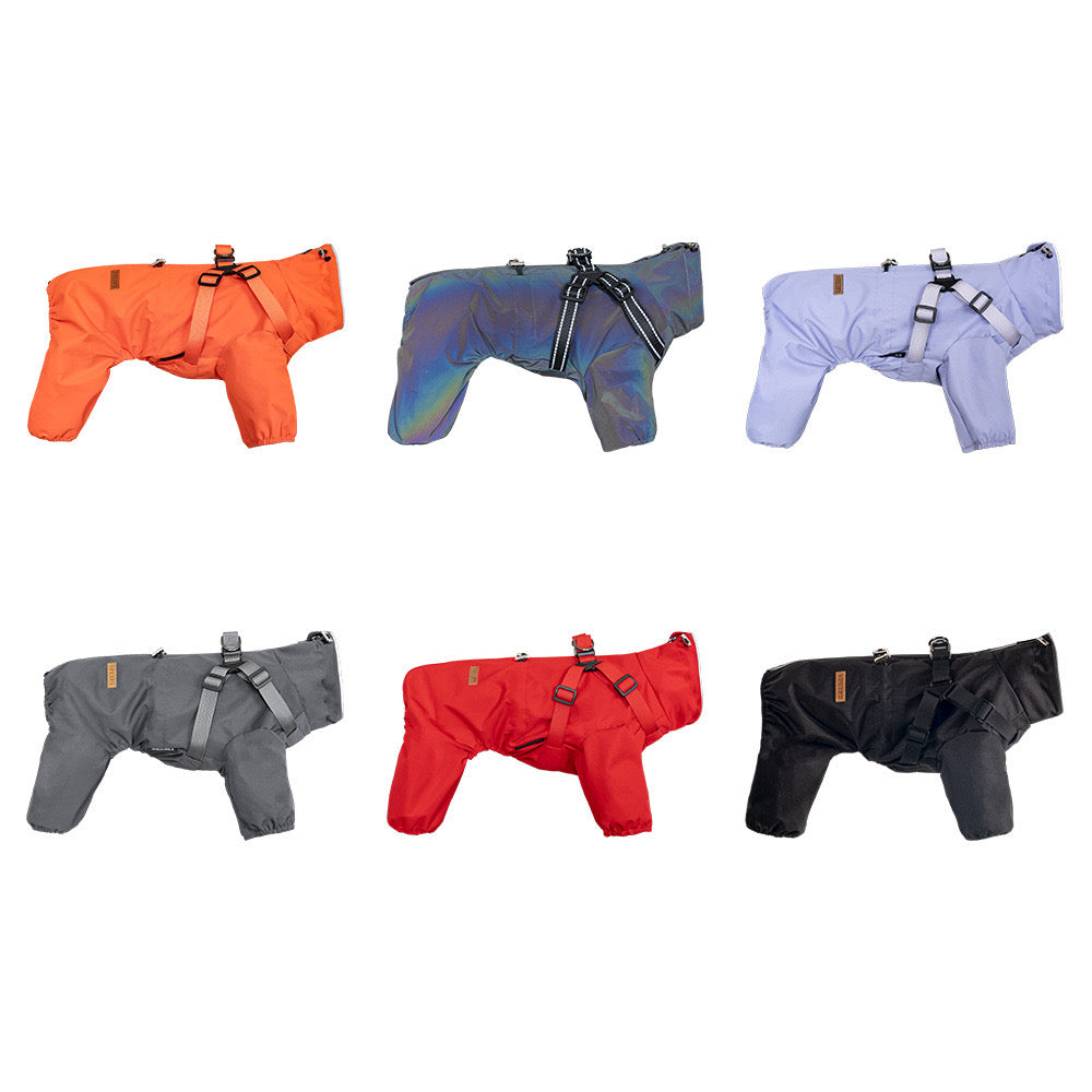 All-Weather Paws · 4-Legged Harness Integrated Pet Trendy Raincoat