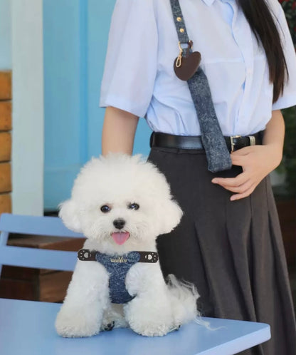 Lightweight Anti-Escape
Pet Harness and Leash Set
- H-Style Vest Design for Dogs and Cats