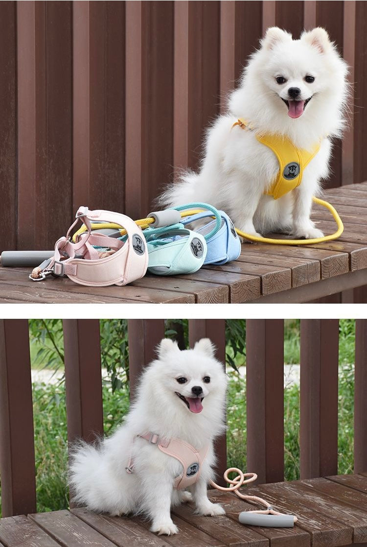 NylonComfort Dog Harness & Leash Set