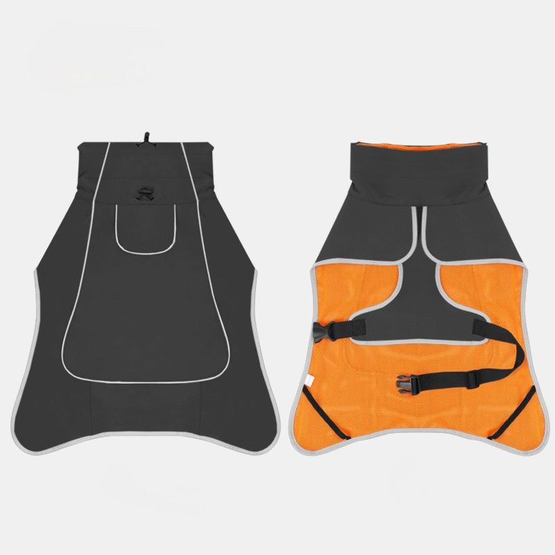 Waterproof Outdoor
Raincoat for Large Dogs - AIl-Weather Pet Jacket