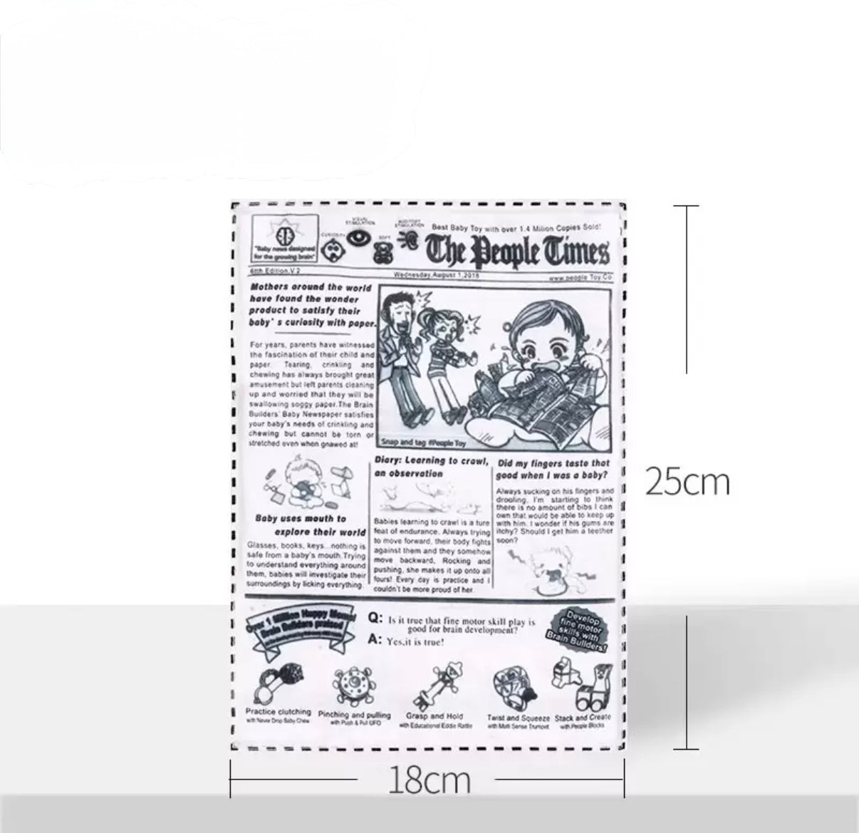 Squeaky Dog Toy - Bite-Resistant Newspaper
Design for Pets