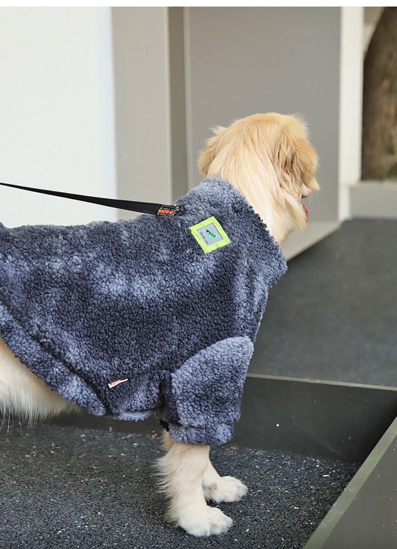 Tie-Dye Lamb Fleece
Coat - For Large Dogs