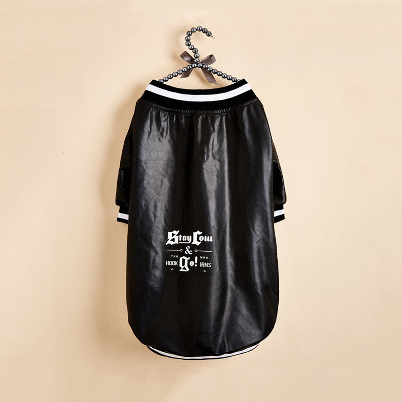 Thick Padded Waterproof Leather Dog Jacket - Warm Winter Coat for Small, Medium, and Large Dogs