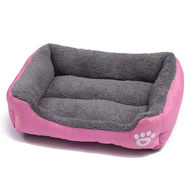All-Season Square Dog
Bed - Warm, Soft & Perfect for Small to Large Breeds