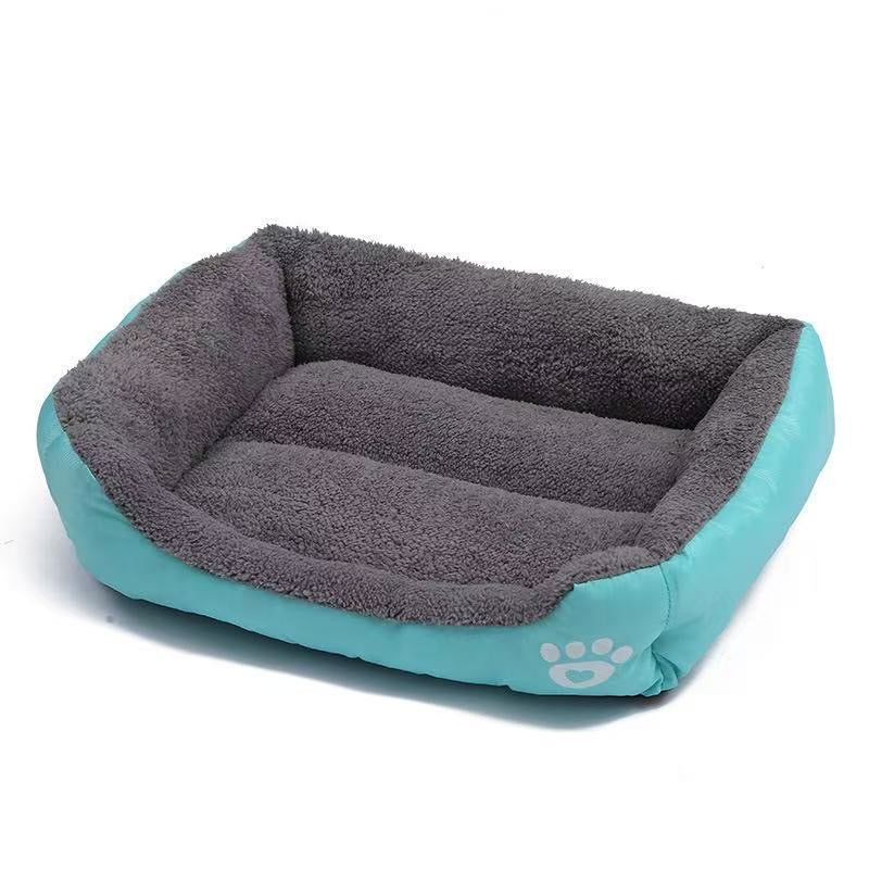 All-Season Square Dog
Bed - Warm, Soft & Perfect for Small to Large Breeds
