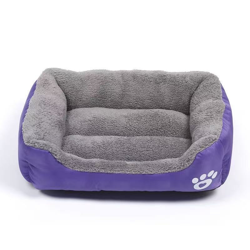 All-Season Square Dog
Bed - Warm, Soft & Perfect for Small to Large Breeds