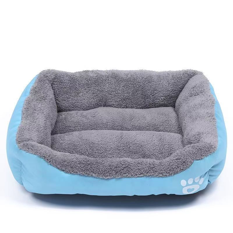 All-Season Square Dog
Bed - Warm, Soft & Perfect for Small to Large Breeds